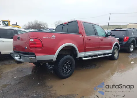 2002 Ford F-150 Lariat/Xlt из США, поврежденный, VIN 1FTRW08L42KA95741